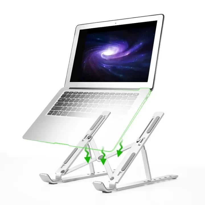 Macbook Pro Holder Computer Accessories Portable Laptop Stand Foldable Notebook Support Laptop Base Adjustable Riser Bracket